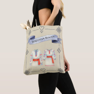 Tote Bag Costume folklorique racines roumaines tenue tradit