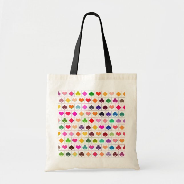 Tote Bag Costumes de carte de jeu (Devant)