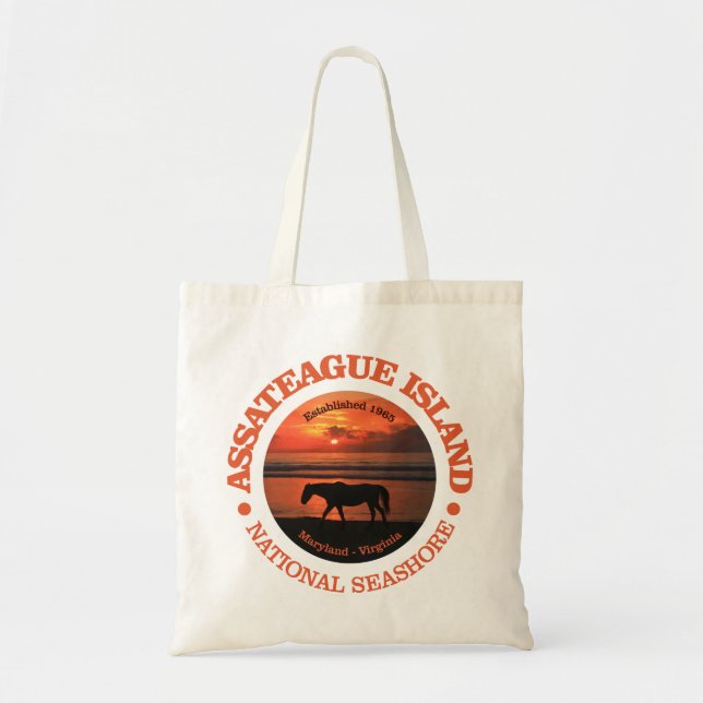 Tote Bag Côte nationale de l'île Assateague (Devant)