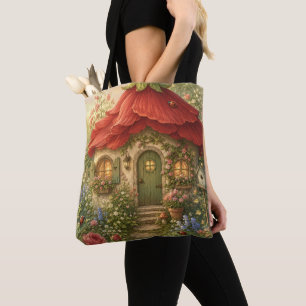 Tote Bag Cottage Fleur de coccinelle