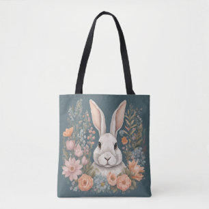 Tote Bag Cottagecore Cute Rabbit