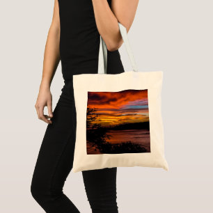 Tote Bag Coucher de soleil à Praia, Cap Vert