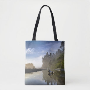 Tote Bag Coucher de soleil à Ruby Beach, parc national Olym