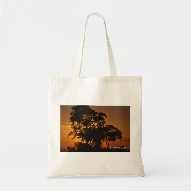 Tote Bag Coucher de soleil à Savannah (Devant)