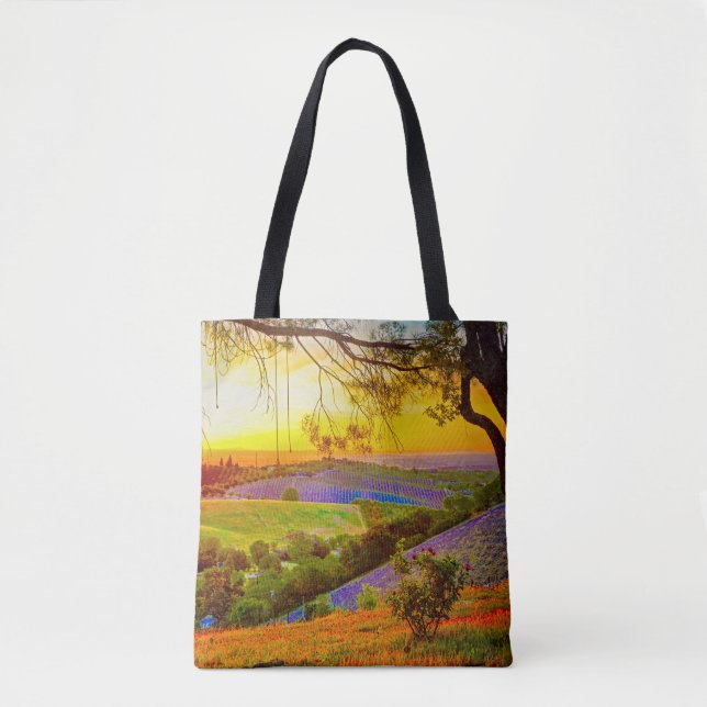 Tote Bag Coucher de soleil au Peachy Canyon (Devant)