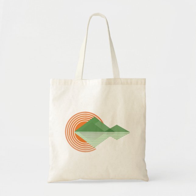 Tote Bag Coucher de soleil dans la vallée (Devant)