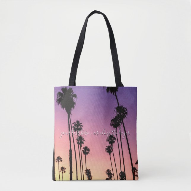 TOTE BAG COUCHER DE SOLEIL MAIAMI (Devant)