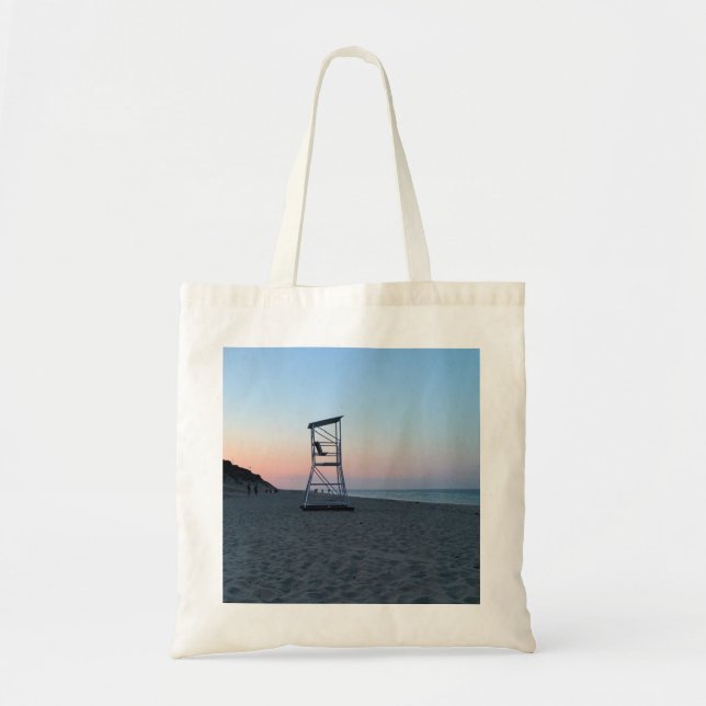 Tote Bag Coucher de soleil sur Cape Cod Beach (Devant)