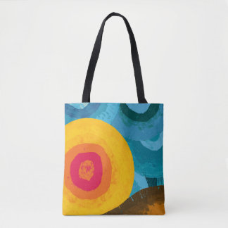Tote Bag Coucher de soleil vibrant au Cap-Vert