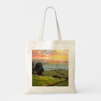 Tote Bag Coucher du soleil sur la ferme