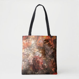 Tote Bag Couches de cristaux avec teinte rustique
