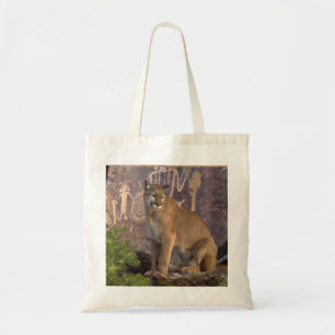 Tote Bag Cougar et pictographes
