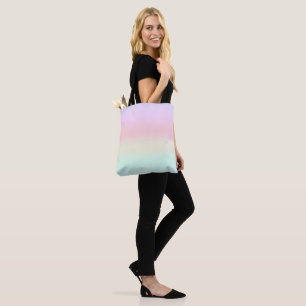 Tote Bag Couleur Aquarelle bleu arc-en-ciel