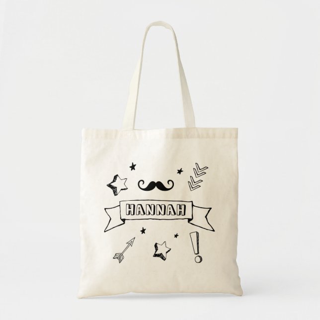 Tote Bag Couleur de l'activité de la fête des enfants en fa (Devant)