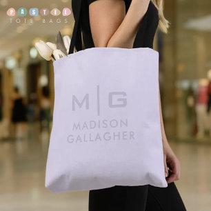 Tote Bag Couleur Lavande Violet Pastel Douce Uni