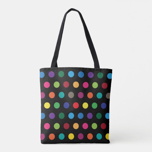 Tote Bag Couleur Pois (Dos)