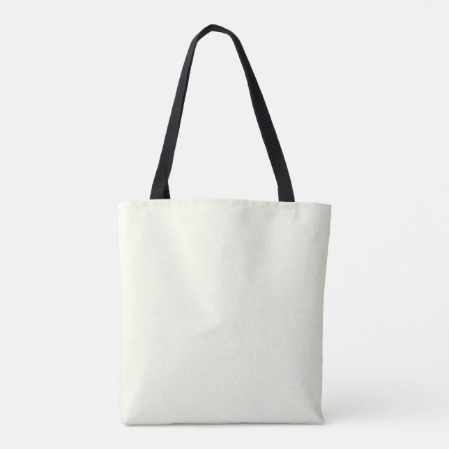 Tote Bag Couleur uni jaune pâle blanc pastel (Dos)