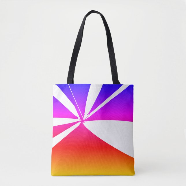 Tote Bag Couleurs arc-en-ciel (Devant)