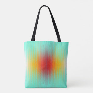 Tote Bag Couleurs de champ plasma de rentrée spatiale Abstr