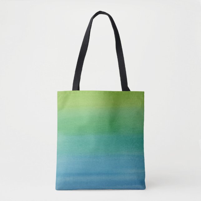 Tote Bag Couleurs de sirène de Fourre-tout d'impression (Devant)
