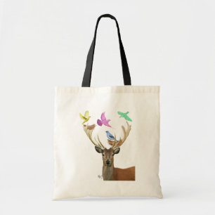 Tote Bag Couleurs pastel de nids de cerfs communs et