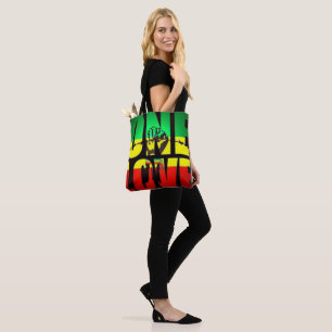 TOTE BAG COULEURS RASTA UN AMOUR