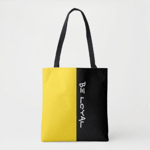 Tote Bag Couleurs simples SUN YELLOW & votre texte