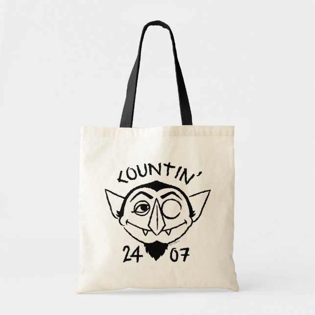 Tote Bag Count von Count Patinage Logo - Countin' 24/7 (Devant)