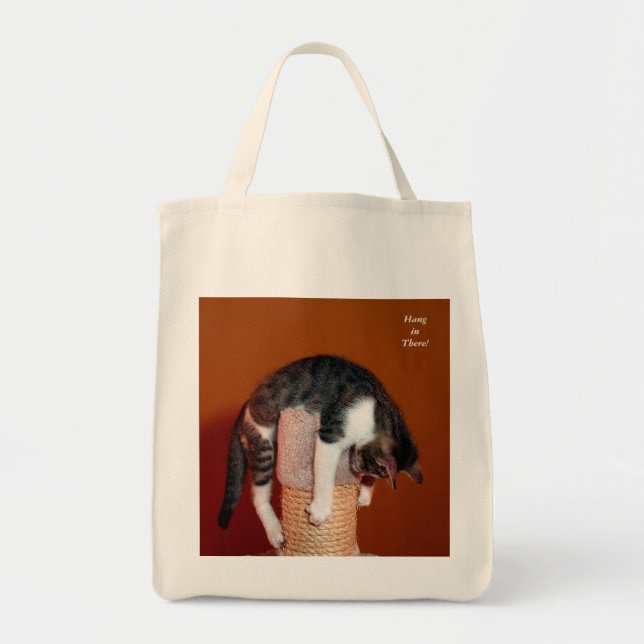 Tote Bag Coup chez le chat tigré là humoristique (Devant)