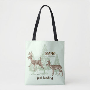 Tote Bag Coup ! Juste badinant ! Chasse de l'humour