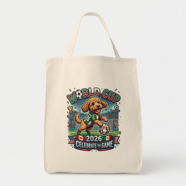 Tote Bag Coupe du Monde Cockapoo 2026 (Devant)