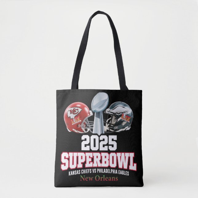 Tote Bag Coupe du Super Bowl 2025 (Devant)