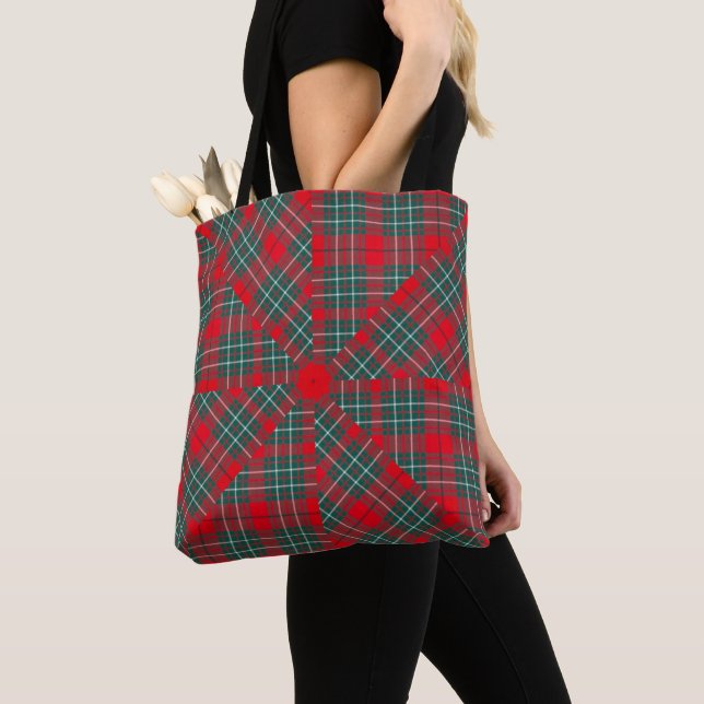 TOTE BAG COUPER CLAN MODERNE TARTAN  (De près)