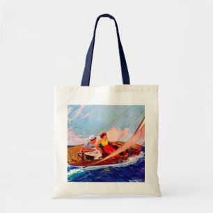 Tote Bag Couple Sailing par R.J. Cavaliere