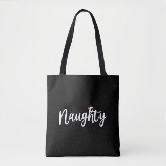 Tote Bag Couples Christmas Naughty