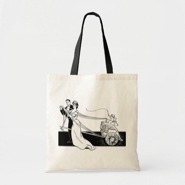 Tote Bag Couples vintages de mariage (Devant)