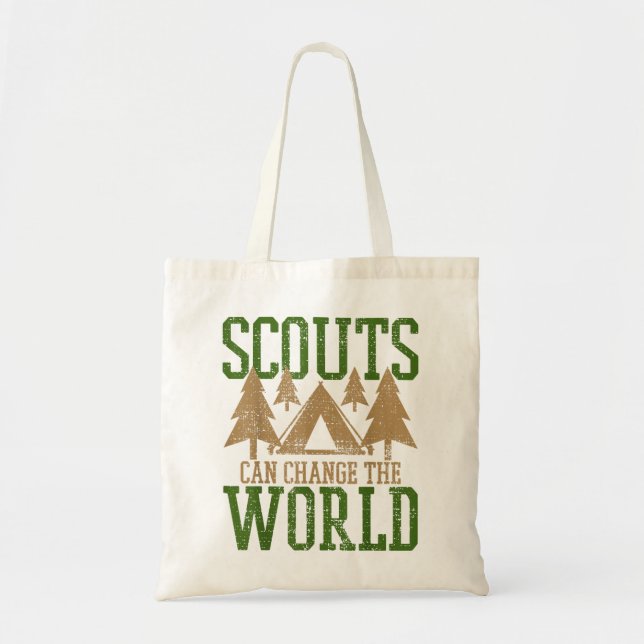 Tote Bag Courageux Randonnée du chef du camp des scouts de  (Devant)
