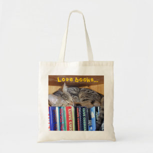 Tote Bag Courbé avec un bon livre