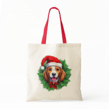 Couronne de Noël beagle