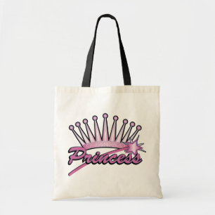 Tote Bag Couronne rose princesse