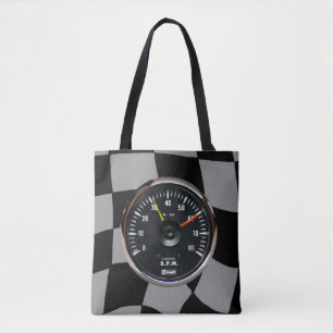 Tote Bag Course automatique analogique vintage