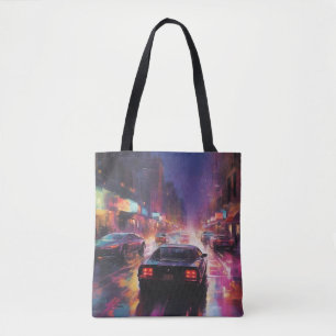 Tote Bag Course dynamique Cityscape