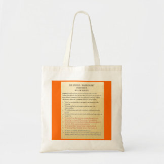 Tote Bag Course/lésion cérébrale déclaration des droits par