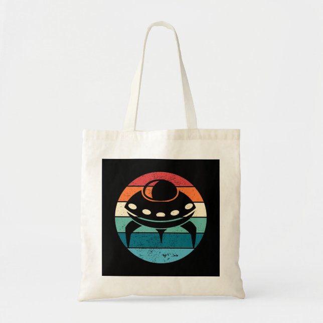 Tote Bag Couset rétro UFO (Devant)