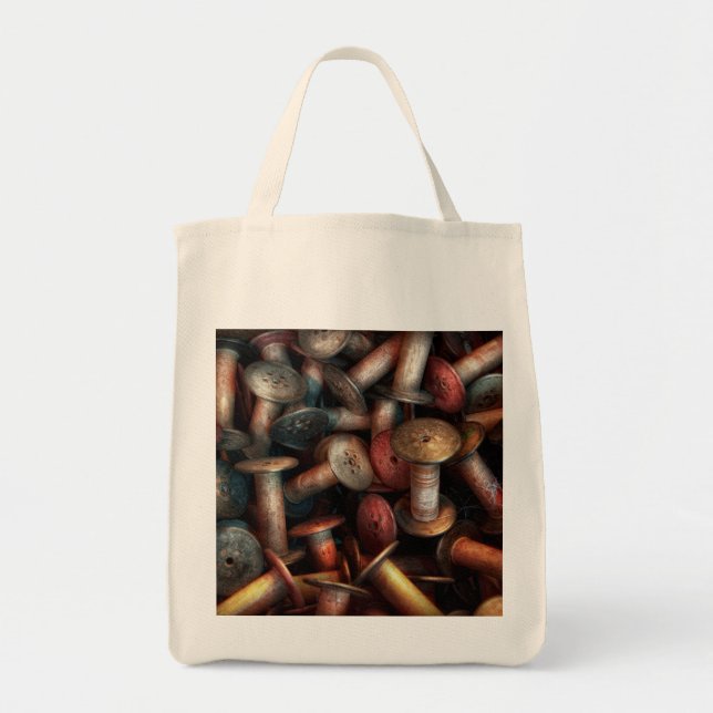 Tote Bag Couture - bobines (Devant)