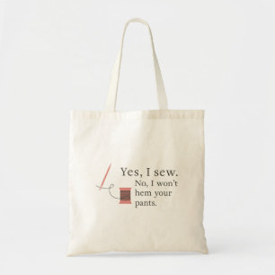 Tote Bag couture drôle dire couture couture couture couture