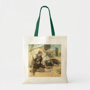 Tote Bag Cow-boys de l'Ouest vintage, Hopalong par NC Wyeth