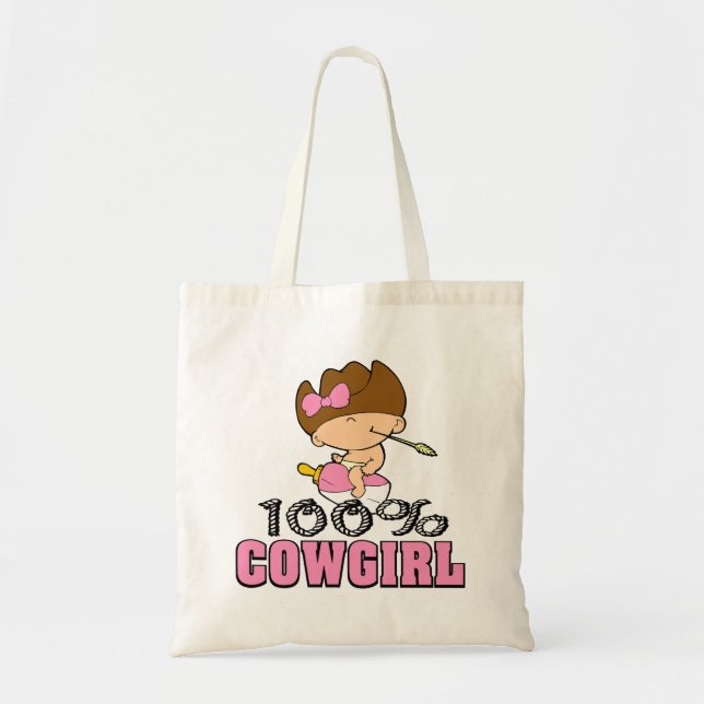 Tote Bag Cow-girl 100% (Devant)