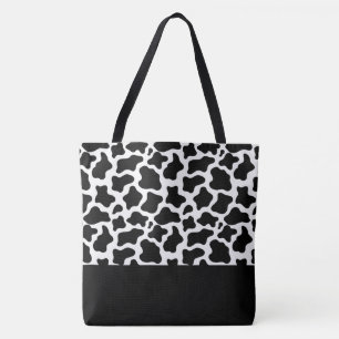 Tote Bag-Cow Print Bag