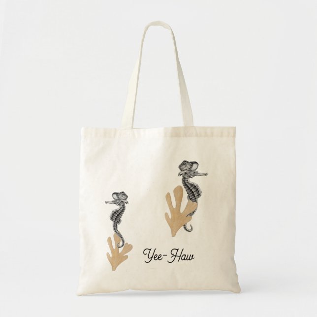 Tote Bag Cowboy Seahorse (Devant)